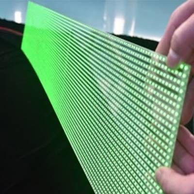 O painel de vidro RGB 4mm da tela do diodo emissor de luz da cor completa conduziu a exposição 480mm*256mm