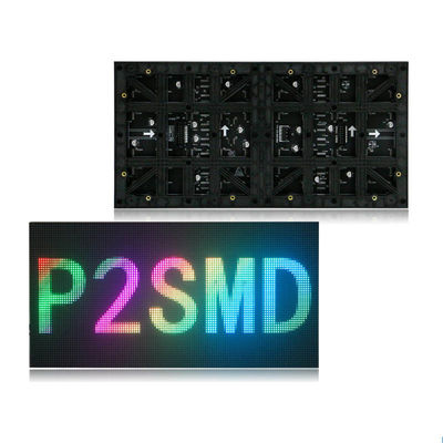exposição de diodo emissor de luz interna pequena 1920Hz da propaganda do passo P2 do pixel do RGB da exposição de diodo emissor de luz de 3840Hz SMD